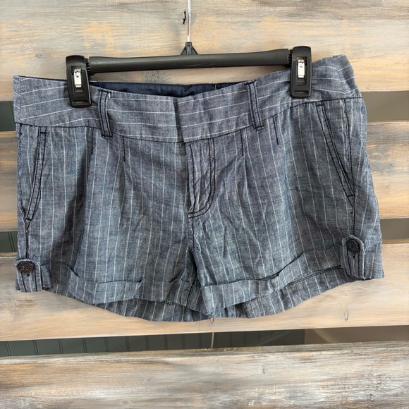 Fossil Pants - Fossil Striped Chambray Shorts Siuze 31